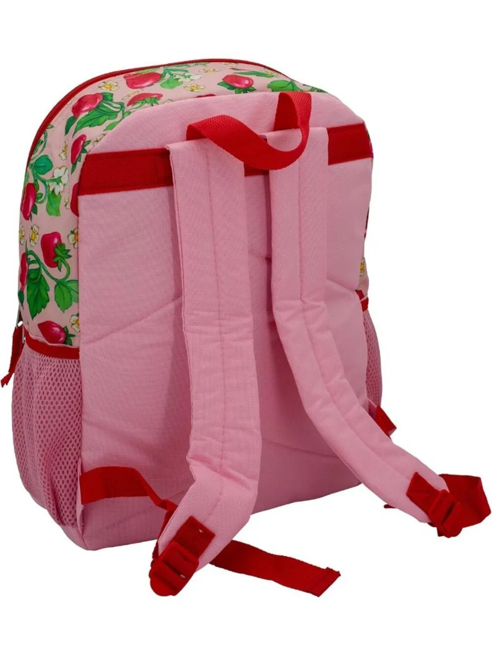 5-Piece Strawberry Shortcake Backpack Set for Girls - Flip Sequin, Pink & Red